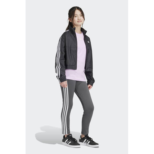 Adidas Sportswear sportbroek grijs Meisjes Polyester Effen 170