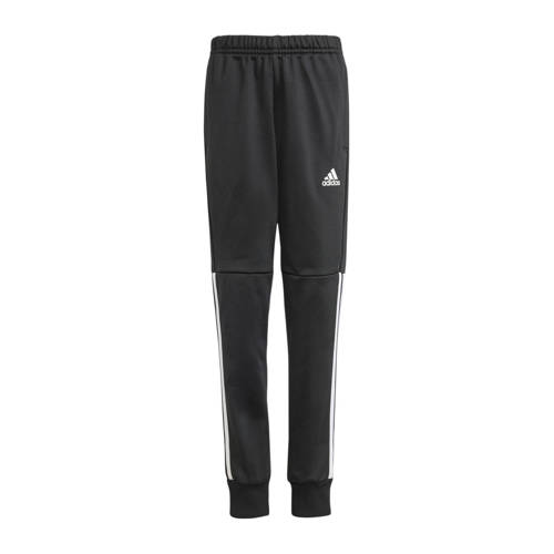 Adidas Sportswear trainingspak Tiberio rood zwart wit Joggingpak Jongens Polyester Opstaande kraag 128
