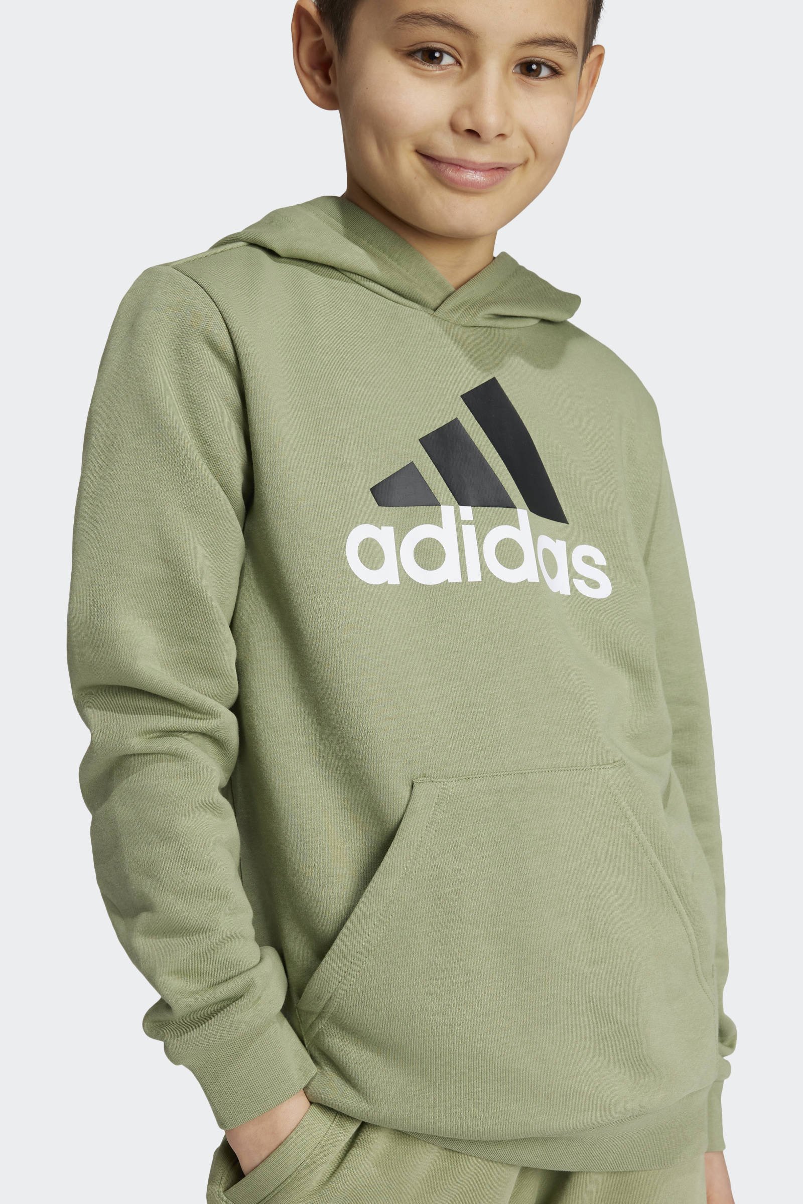 adidas Sportswear hoodie lichtgroen kleertjes