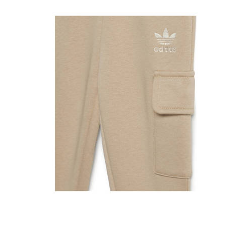 Adidas Originals joggingpak beige Trainingspak Jongens Meisjes Katoen Capuchon 74