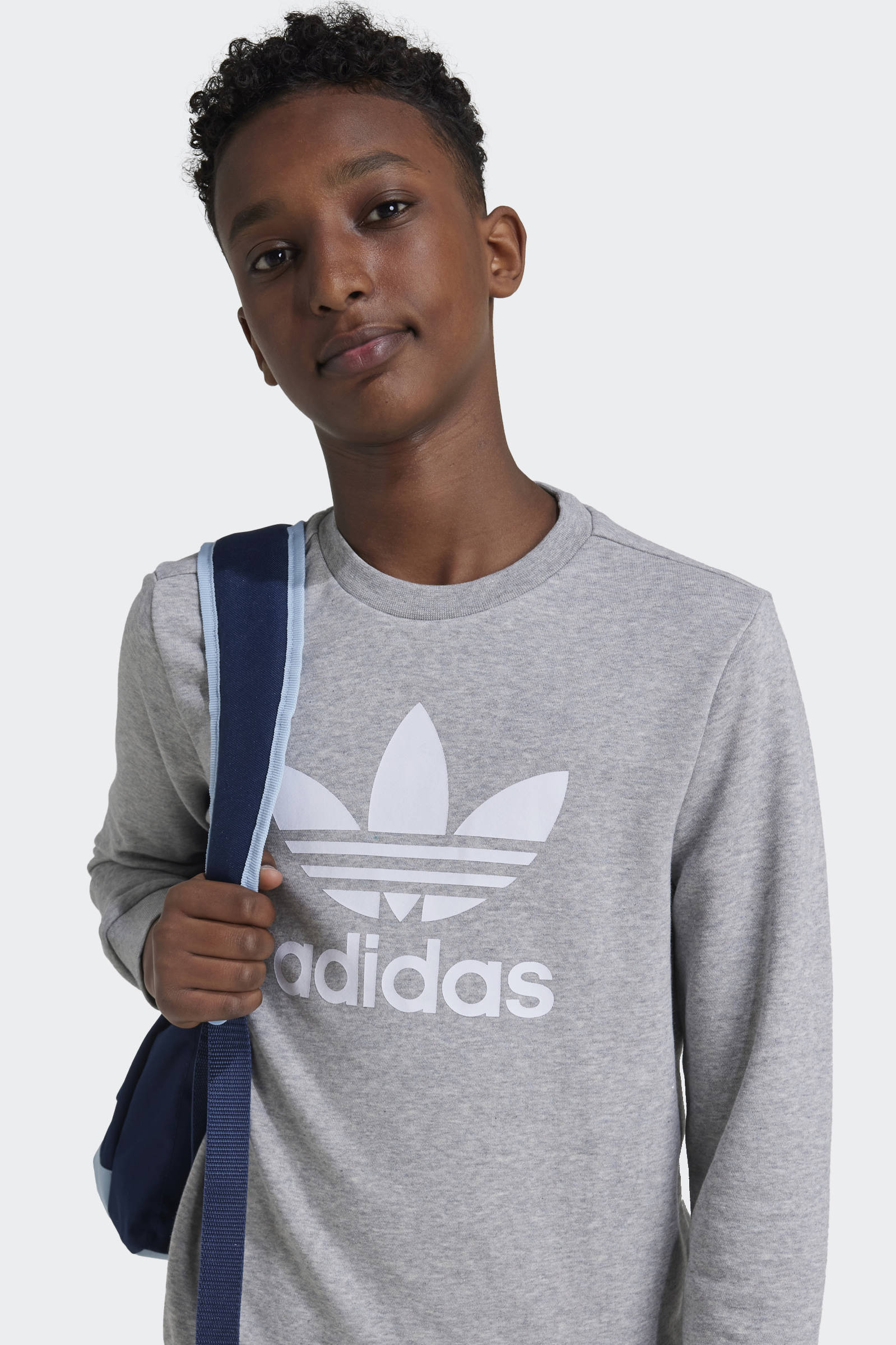 adidas Originals sweater grijs melange kleertjes