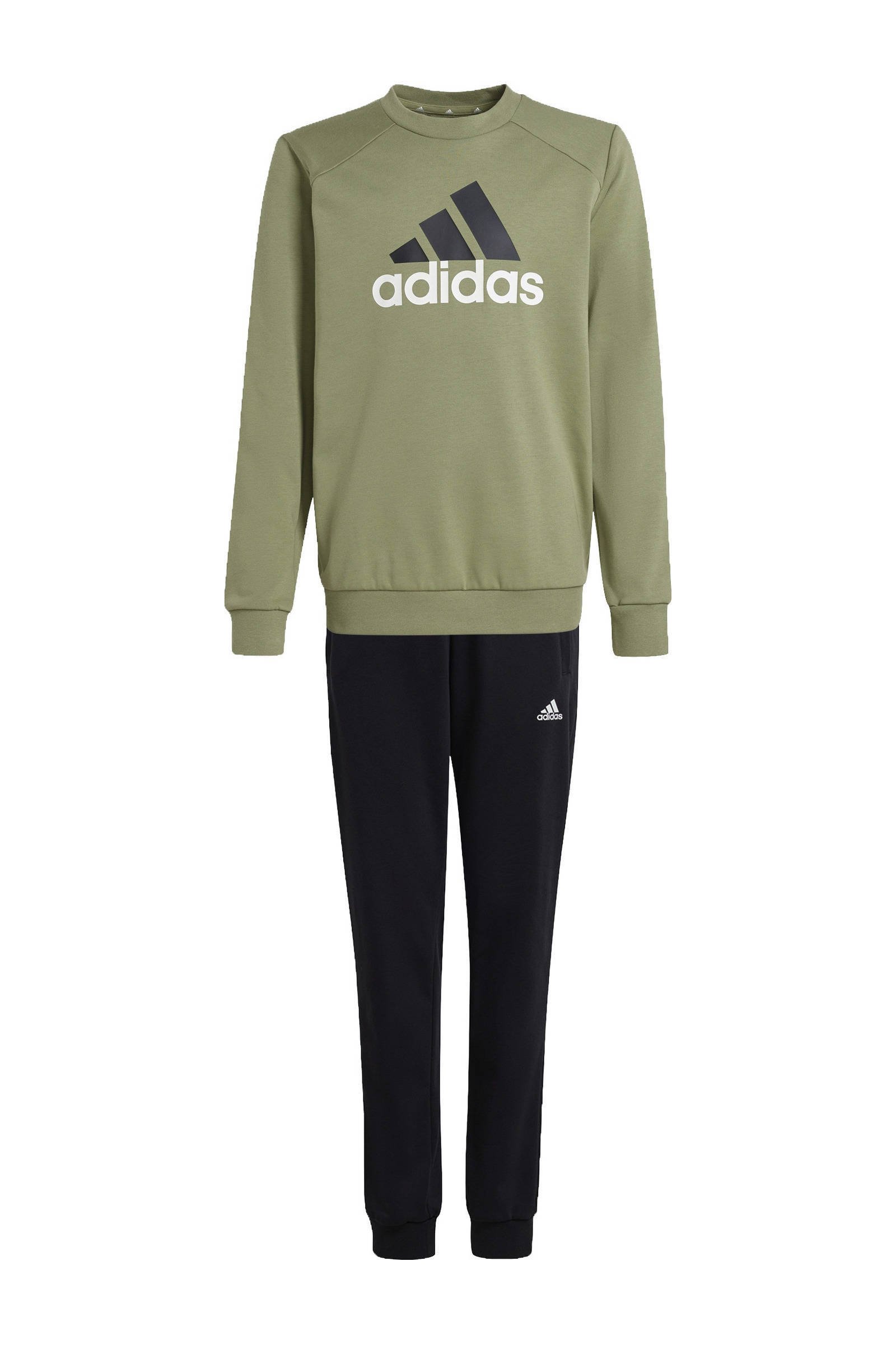 adidas Sportswear joggingpak groen zwart kleertjes