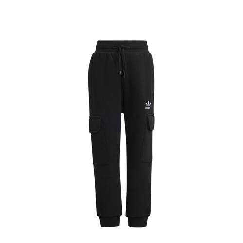 Adidas Originals joggingpak zwart Jongens Meisjes Katoen Capuchon Logo 110