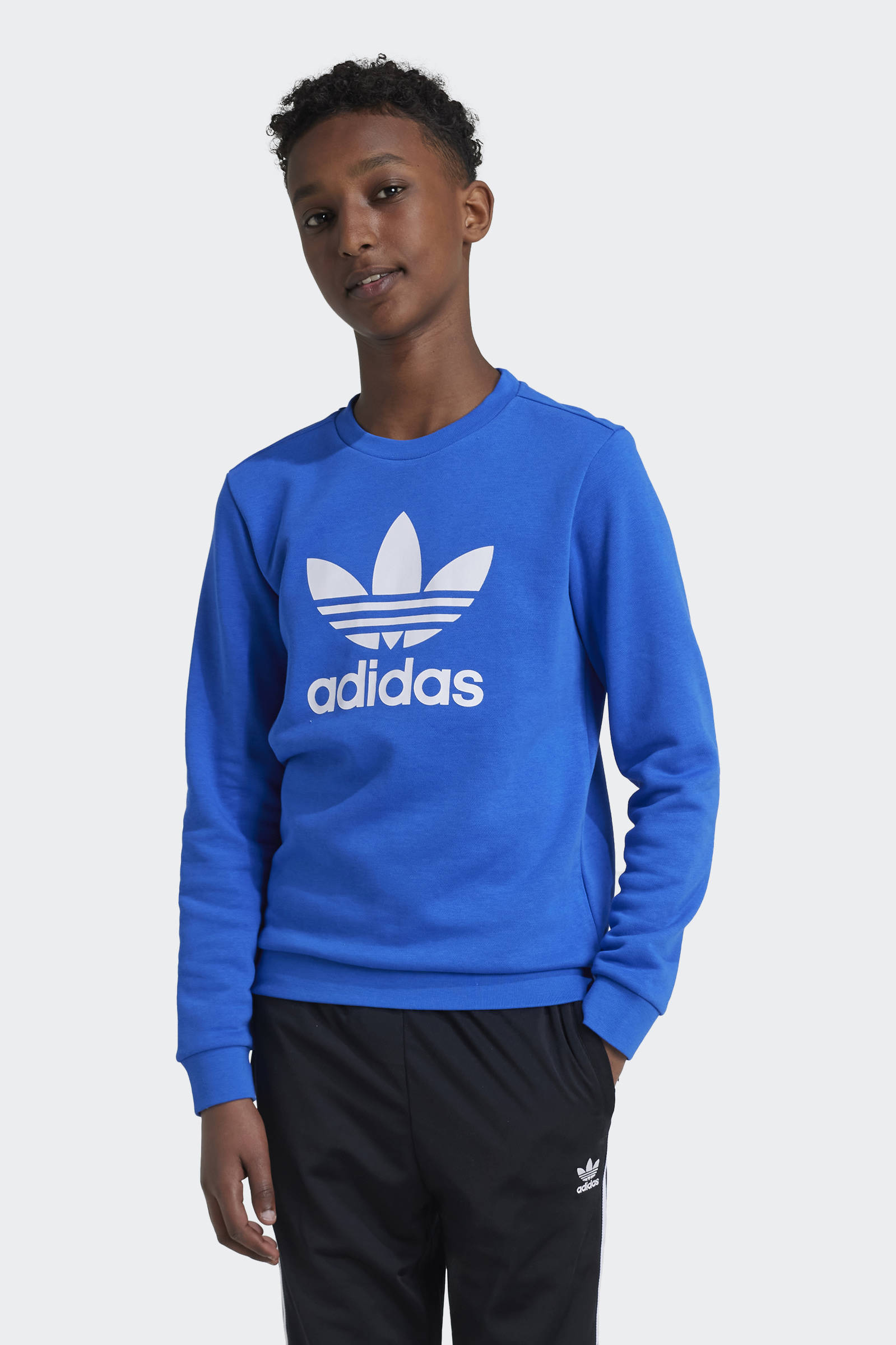 Adidas blauwe trui online