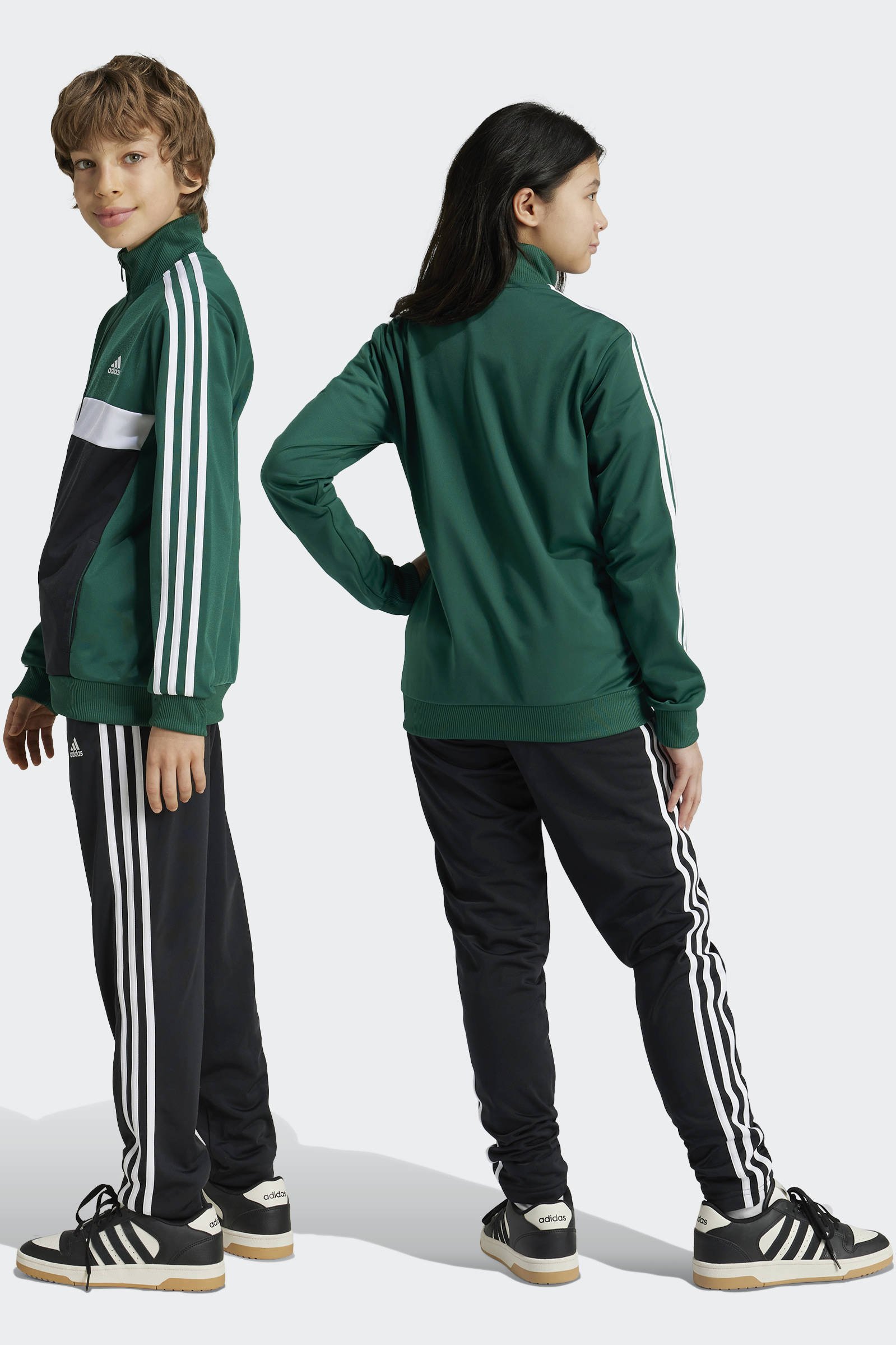 Adidas shops trainingspak groen kind