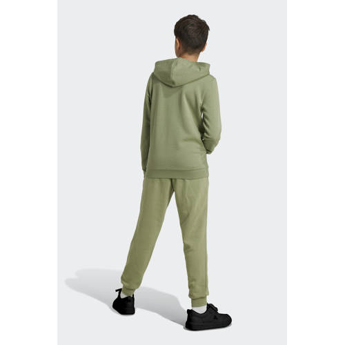 Adidas Sportswear joggingbroek lichgroen Jongens Meisjes Katoen Logo 176