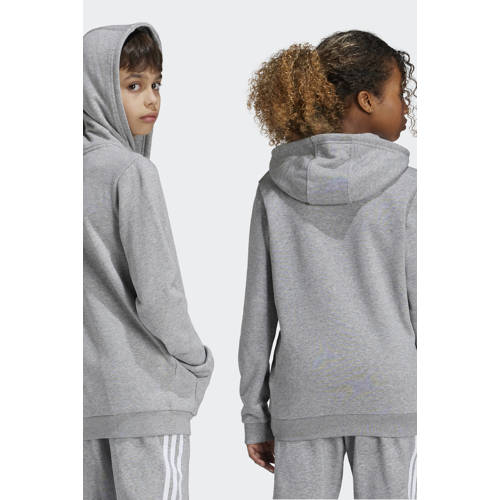 Adidas Originals hoodie grijs melange Sweater Jongens Meisjes Katoen Capuchon 170