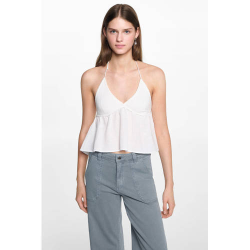 MANGO TEENS bootcut jeans middenblauw Meisjes Katoen Effen 23