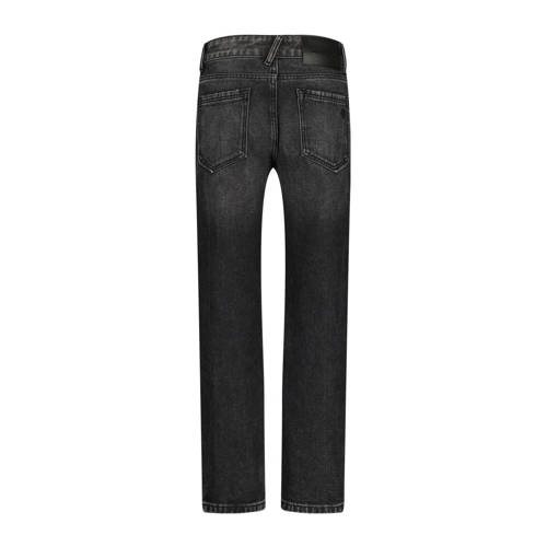 Raizzed straight fit jeans Denver vintage black Zwart Jongens Denim Effen 110