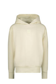 thumbnail: Ecru meisjes Raizzed hoodie Valencia van sweat materiaal met printopdruk, lange mouwen en capuchon