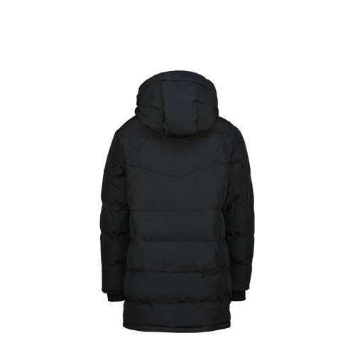 Raizzed gewatteerde winterjas Tulun zwart Jongens Polyester Capuchon Effen 128