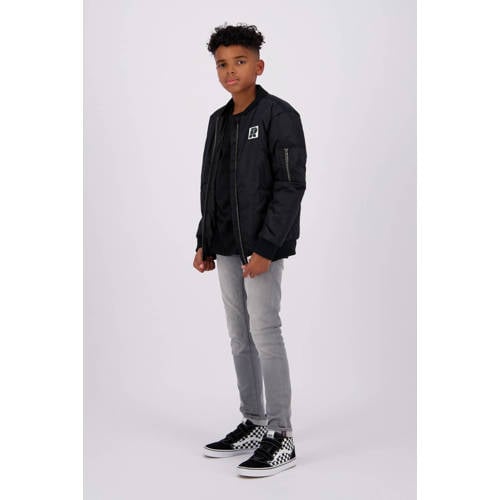 Raizzed bomberjack winter Taby zwart Jas Jongens Polyester Ronde hals Effen 110