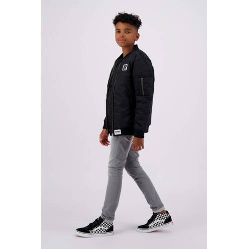 Raizzed bomberjack winter Taby zwart Jas Jongens Polyester Ronde hals Effen 110