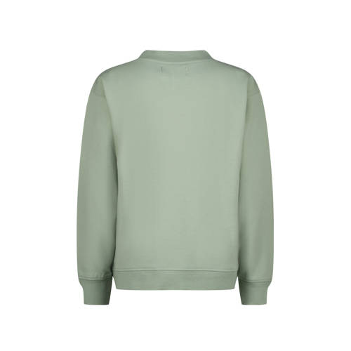 Raizzed sweater Oxnard met printopdruk zachtgroen Printopdruk 116