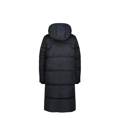 Raizzed gewatteerde winterjas Tina zwart Meisjes Polyester Capuchon Effen 116