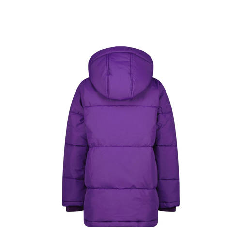 Raizzed gewatteerde winterjas Manou paars Meisjes Polyester Capuchon Effen 176
