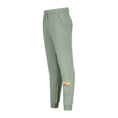 Raizzed tapered fit joggingbroek Tezu met logo zachtgroen Jongens Sweat 116