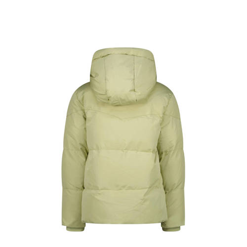 Raizzed gewatteerde winterjas Tiko licht mintgroen Jongens Polyester Capuchon 164