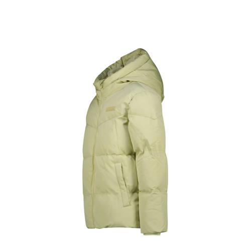 Raizzed gewatteerde winterjas Tiko licht mintgroen Jongens Polyester Capuchon 164