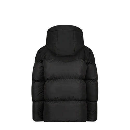 Raizzed gewatteerde winterjas Tiko zwart Jongens Polyester Capuchon Effen 164