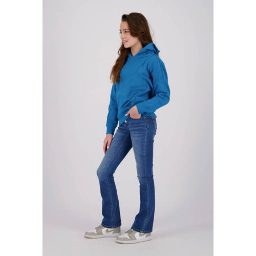 Raizzed flared jeans Melbourne mid blue stone Blauw Meisjes Stretchdenim 140
