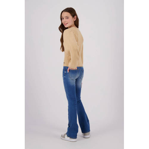 Raizzed flared jeans Melbourne Crafted mid blue stone Blauw Meisjes Stretchdenim 104