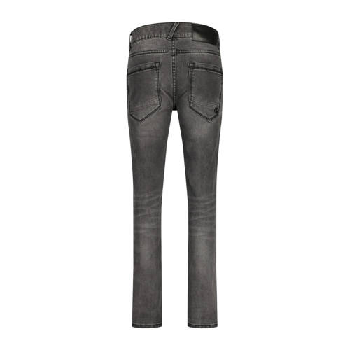 Raizzed skinny jeans Tokyo vintage grey Grijs Jongens Stretchdenim Effen 104