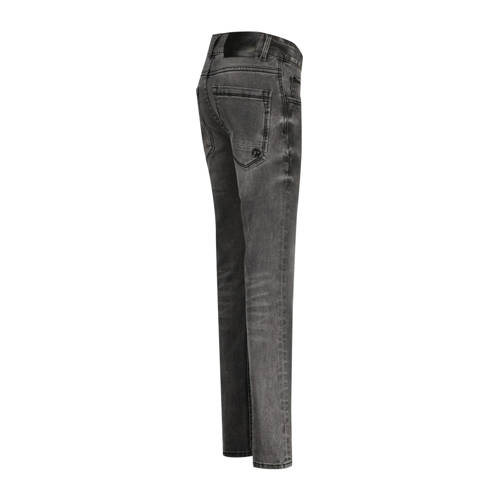Raizzed skinny jeans Tokyo vintage grey Grijs Jongens Stretchdenim Effen 104