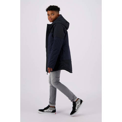 Raizzed gewatteerde winterjas Tauton zwart Jongens Nylon Capuchon Effen 104