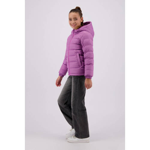 Raizzed gewatteerde winterjas Tandy lilaroze Paars Meisjes Polyester Capuchon 128
