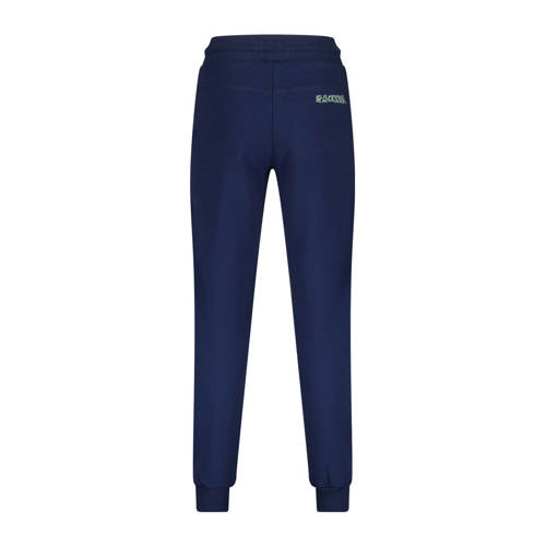 Raizzed tapered fit joggingbroek Tezu met logo donkerblauw Jongens Sweat 128