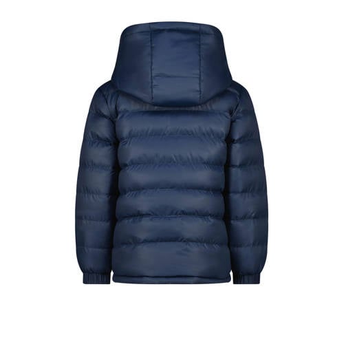 Raizzed gewatteerde winterjas Tandy donkerblauw Meisjes Polyester Capuchon 140