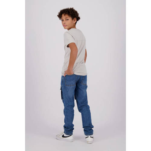 Raizzed straight fit jeans Denver cargo vintage blue Blauw Jongens Denim 128