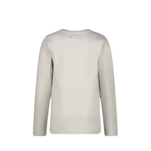 Raizzed longsleeve Harbin R1 lichtgrijs Jongens Katoen Ronde hals Effen 116