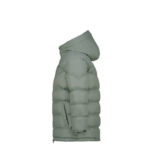 Raizzed gewatteerde winterjas Tulun mintgroen Jongens Polyester Capuchon 116