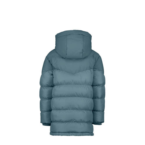 Raizzed gewatteerde winterjas Tulun lichtblauw Jongens Polyester Capuchon 140