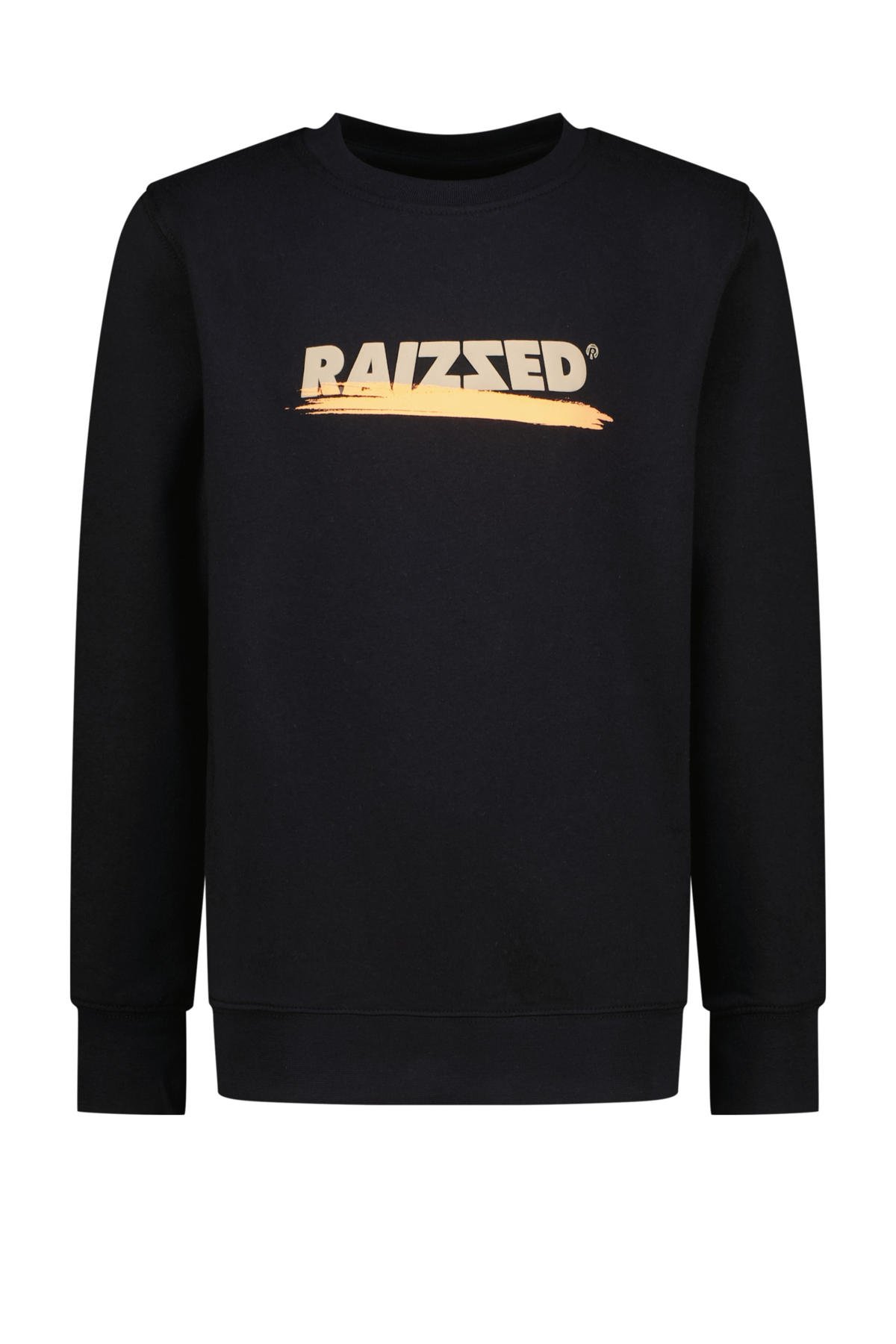 Raizzed sweater Novo met logo zwart