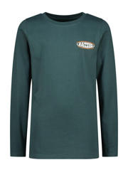 thumbnail: Groene jongens Raizzed longsleeve Join van katoen met backprint, lange mouwen en ronde hals