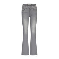 thumbnail: Grey denim meisjes Raizzed flared jeans Melbourne mid stone van stretchdenim met regular waist, rits- en knoopsluiting en effen