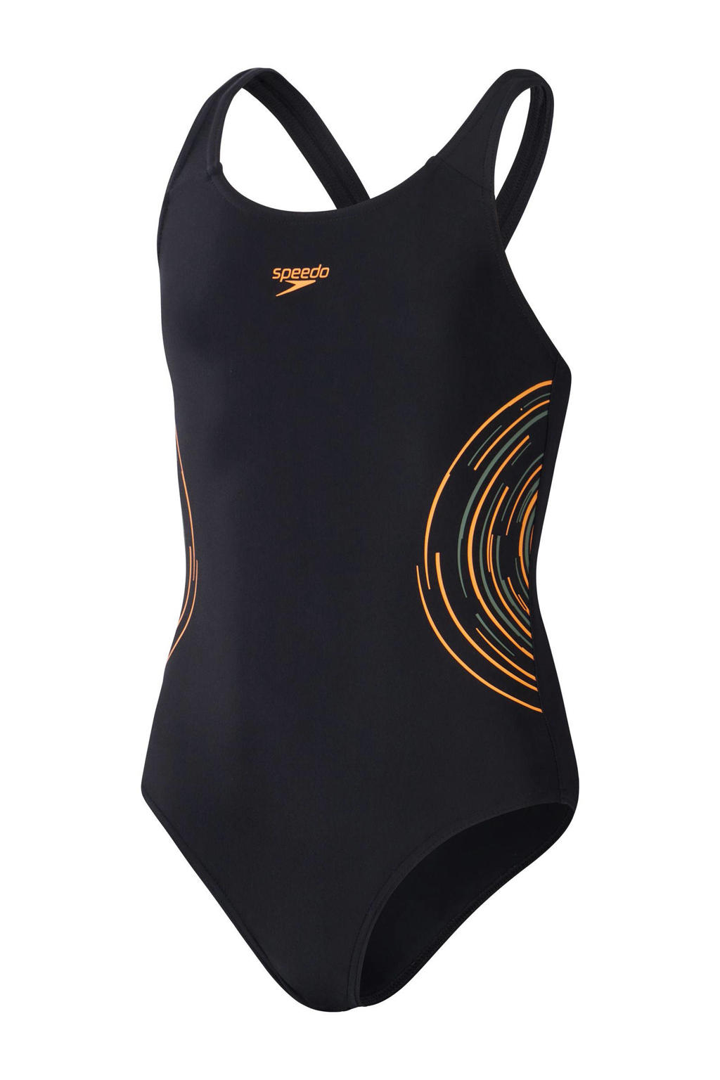 Speedo EnduraFlex sportbadpak Muscleback zwart/oranje