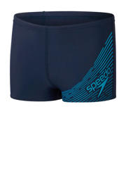 thumbnail: Speedo zwemboxer Medley donkerblauw/turquoise