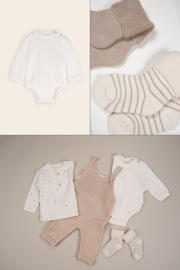 thumbnail: Petite Maison baby tuinbroek Seyo beige