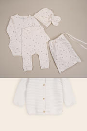 thumbnail: Petite Maison romper + broek Stormy wit