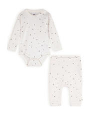 thumbnail: Petite Maison romper + broek Stormy wit
