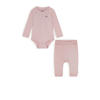 Petite Maison romper + babybroek Stormy roze