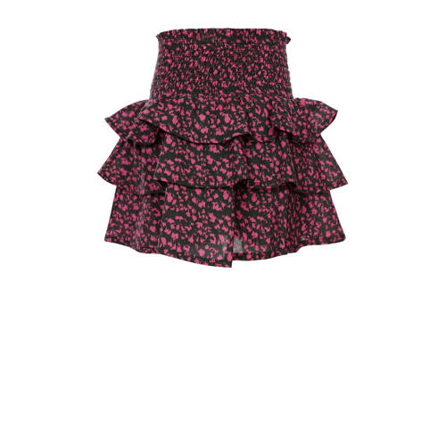 LOOXS 10sixteen strokenrok roze Meisjes Viscose All over print 164
