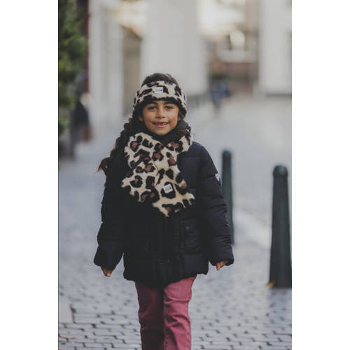 LOOXS little jas Zwart Meisjes Polyester Capuchon Effen 104
