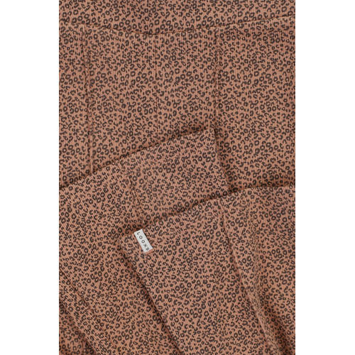 LOOXS little broek met all over print bruin Meisjes Stretchkatoen All over print 116