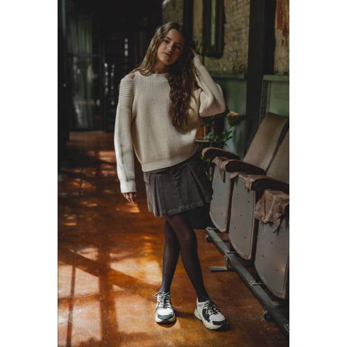 LOOXS 10sixteen cargo rok bruin Meisjes Stretchkatoen Effen 140