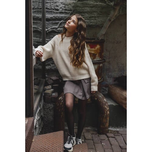 LOOXS 10sixteen cargo rok bruin Meisjes Stretchkatoen Effen 140